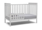 Delta Children Bianca White (130) Mercer 6-in-1 Convertible Crib, Right Toddler Bed Silo View 11-Mercer 6-in-1 Convertible Crib