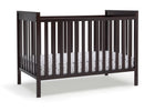 Delta Children Dark Chocolate (207) Mercer 6-in-1 Convertible Crib, Right Crib Silo View 18-Mercer 6-in-1 Convertible Crib