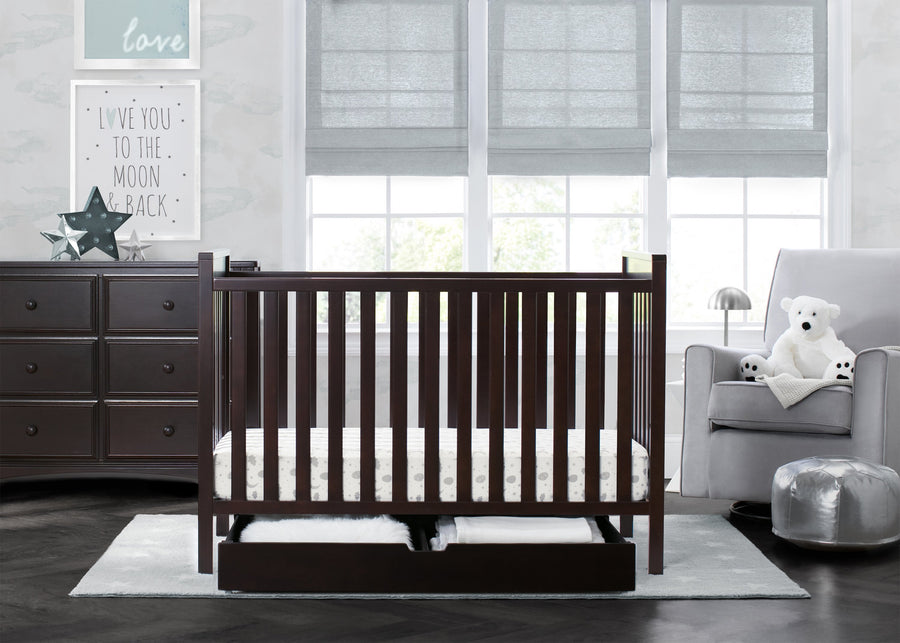 Dark Chocolate (207) W118140-207 17-Mercer 6-in-1 Convertible Crib