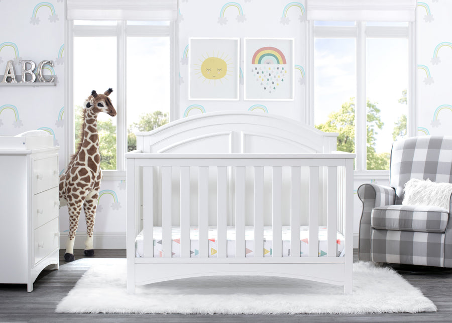 Perry 6-in-1 nursery set Bianca White 3-Perry Collection