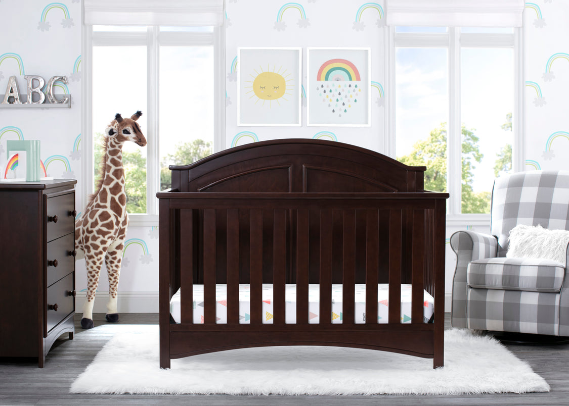 Perry 6-in-1 nursery set Walnut Espresso