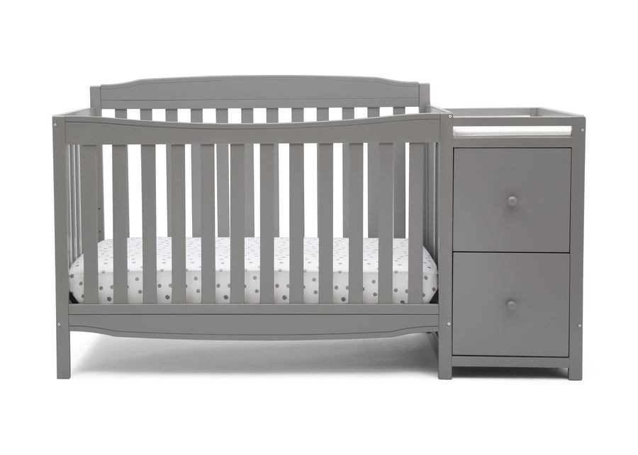 Mason Convertible 6-in-1 Crib and Changer Grey (026) 7-Mason Convertible 6-in-1 Crib and Changer