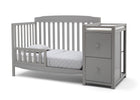 Mason Convertible 6-in-1 Crib and Changer Grey (026) 3-Mason Convertible 6-in-1 Crib and Changer