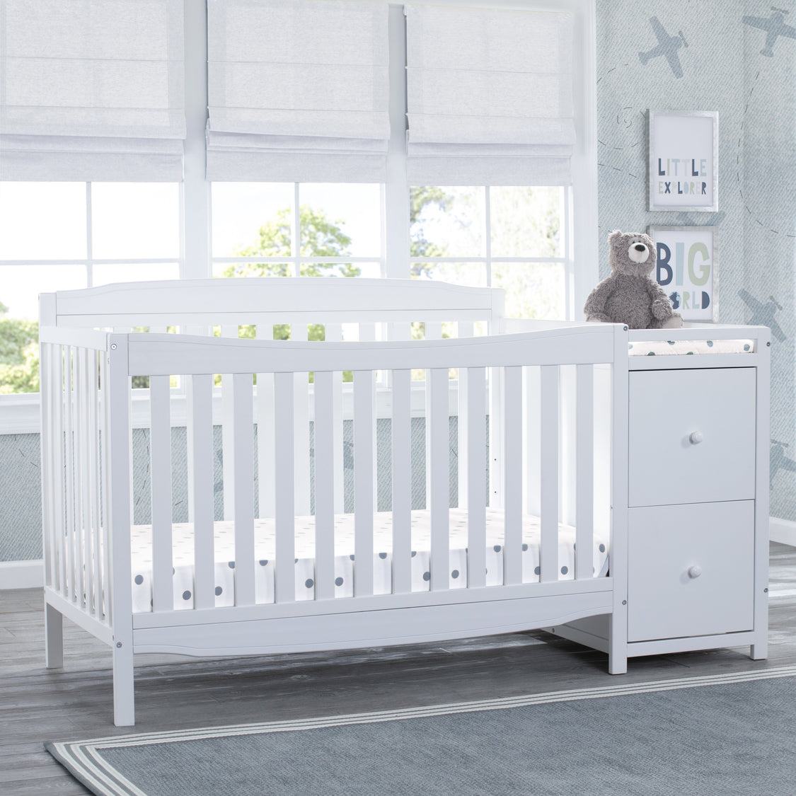 Mason Convertible 6-in-1 Crib and Changer