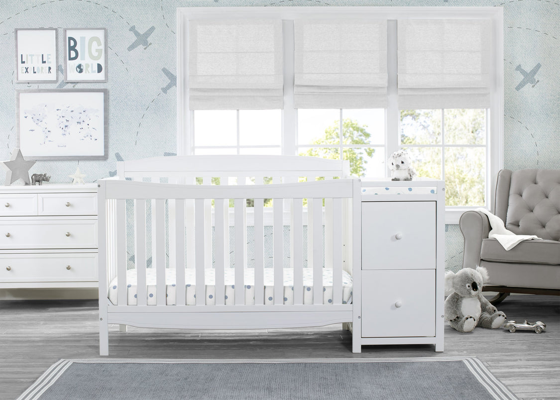 Mason Convertible 6-in-1 Crib and Changer