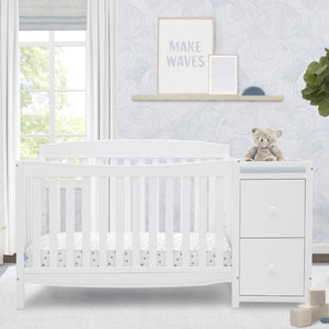 Mason Convertible 6-in-1 Crib and Changer Bianca White (130) 27