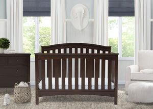 Walnut Espresso (1324) 2-Waverly 6-in-1 Convertible Crib