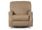 Delta Children Beige (276) Caleb Nursery Recliner Glider Swivel Chair (W1520210C), Silo Front, a3a  2-Caleb Nursery Recliner Glider Swivel Chair