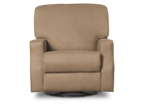 Delta Children Beige (276) Caleb Nursery Recliner Glider Swivel Chair (W1520210C), Silo Front, a3a  4-Caleb Nursery Recliner Glider Swivel Chair