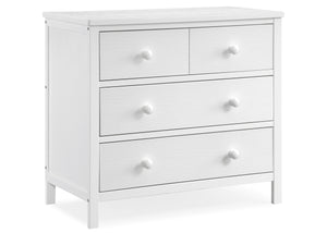 Textured White (1349) 21-Sweet Beginnings 3 Drawer Dresser