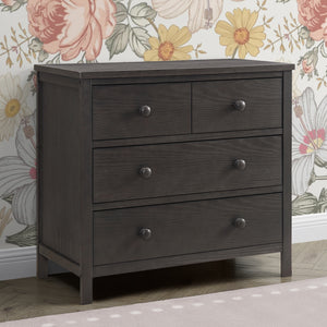 Textured Stone Grey (1460) 2-Sweet Beginnings 3 Drawer Dresser