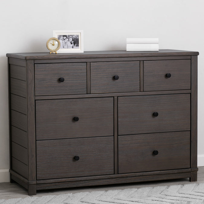 Rustic Grey (084) 1-Monterey 7 Drawer Dresser