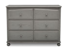 Simmons Kids Storm (161) Cortona 6 Drawer Dresser, Front Facing Silo, b2b 5-Cortona 6 Drawer Dresser
