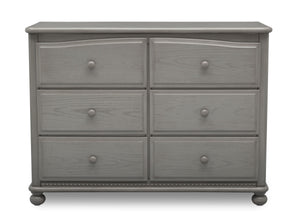 Simmons Kids Storm (161) Cortona 6 Drawer Dresser, Front Facing Silo, b2b 7-Cortona 6 Drawer Dresser