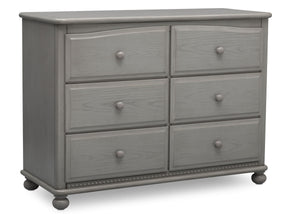 Simmons Kids Storm (161) Cortona 6 Drawer Dresser, Right Facing Silo, b3b 8-Cortona 6 Drawer Dresser