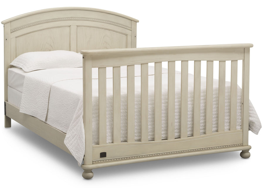 Simmons Kids Antique White (122) Ainsworth 4-in-1 Convertible Crib (W337250), Full Size Bed Conversion, a6a 5-Ainsworth 4-in-1 Convertible Crib