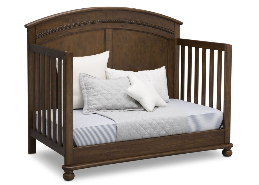 Simmons Kids Antique Chestnut (2100) Ainsworth 4-in-1 Convertible Crib (W337250), Day Bed Conversion, c5c 16-Ainsworth 4-in-1 Convertible Crib