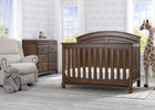 Simmons Kids Antique Chestnut (2100) Ainsworth 4-in-1 Convertible Crib (W337250), Room View, c1c 13-Ainsworth 4-in-1 Convertible Crib