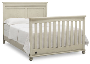 Delta Children Antique White (122) Fontana 4-in-1 Convertible Crib (W337350) Full Bed Conversion, a6a 9-Fontana 4-in-1 Convertible Crib