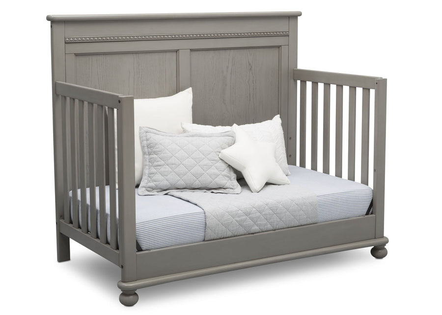 Delta Children Storm (161) Fontana 4-in-1 Convertible Crib (W337350) Day Bed Conversion, b5b 13-Fontana 4-in-1 Convertible Crib