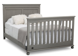 Delta Children Storm (161) Fontana 4-in-1 Convertible Crib (W337350) Full Bed Conversion, b6b 16-Fontana 4-in-1 Convertible Crib