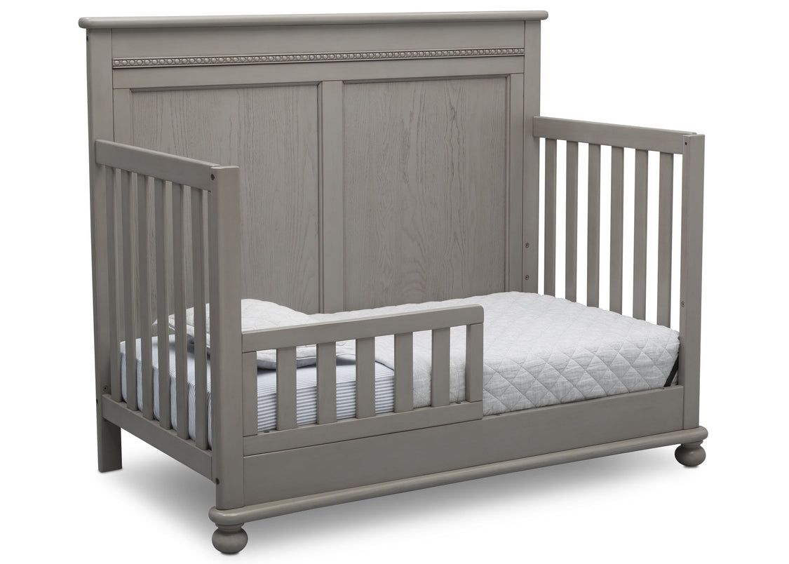 Delta Children Storm (161) Fontana 4-in-1 Convertible Crib (W337350) Toddler Bed Conversion, b4b