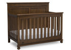Delta Children Antique Chestnut (2100) Fontana 4-in-1 Convertible Crib (W337350) Right Facing Silo, c3c 18-Fontana 4-in-1 Convertible Crib