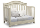 Delta Children Antique White (122) Bristol 4-in-1 Convertible Crib (W337450) Day Bed Conversion, a5a 4-Bristol 4-in-1 Convertible Crib