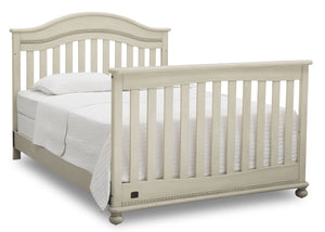 Delta Children Antique White (122) Bristol 4-in-1 Convertible Crib (W337450) Full Bed Conversion, a6a 7-Bristol 4-in-1 Convertible Crib
