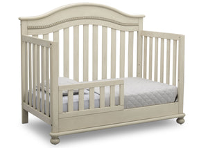 Delta Children Antique White (122) Bristol 4-in-1 Convertible Crib (W337450) Toddler Bed Conversion, a4a 5-Bristol 4-in-1 Convertible Crib