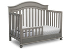 Delta Children Storm (161) Bristol 4-in-1 Convertible Crib (W337450) Toddler Bed Conversion, b4b 9-Bristol 4-in-1 Convertible Crib