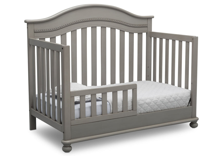 Delta Children Storm (161) Bristol 4-in-1 Convertible Crib (W337450) Toddler Bed Conversion, b4b 9-Bristol 4-in-1 Convertible Crib
