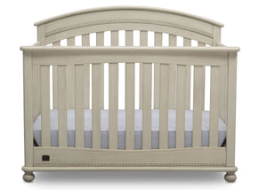Delta Children Antique White (122) Aden 4-in-1 Convertible Crib (W337550) Front View Silo, a2a 4-Aden 4-in-1 Convertible Crib