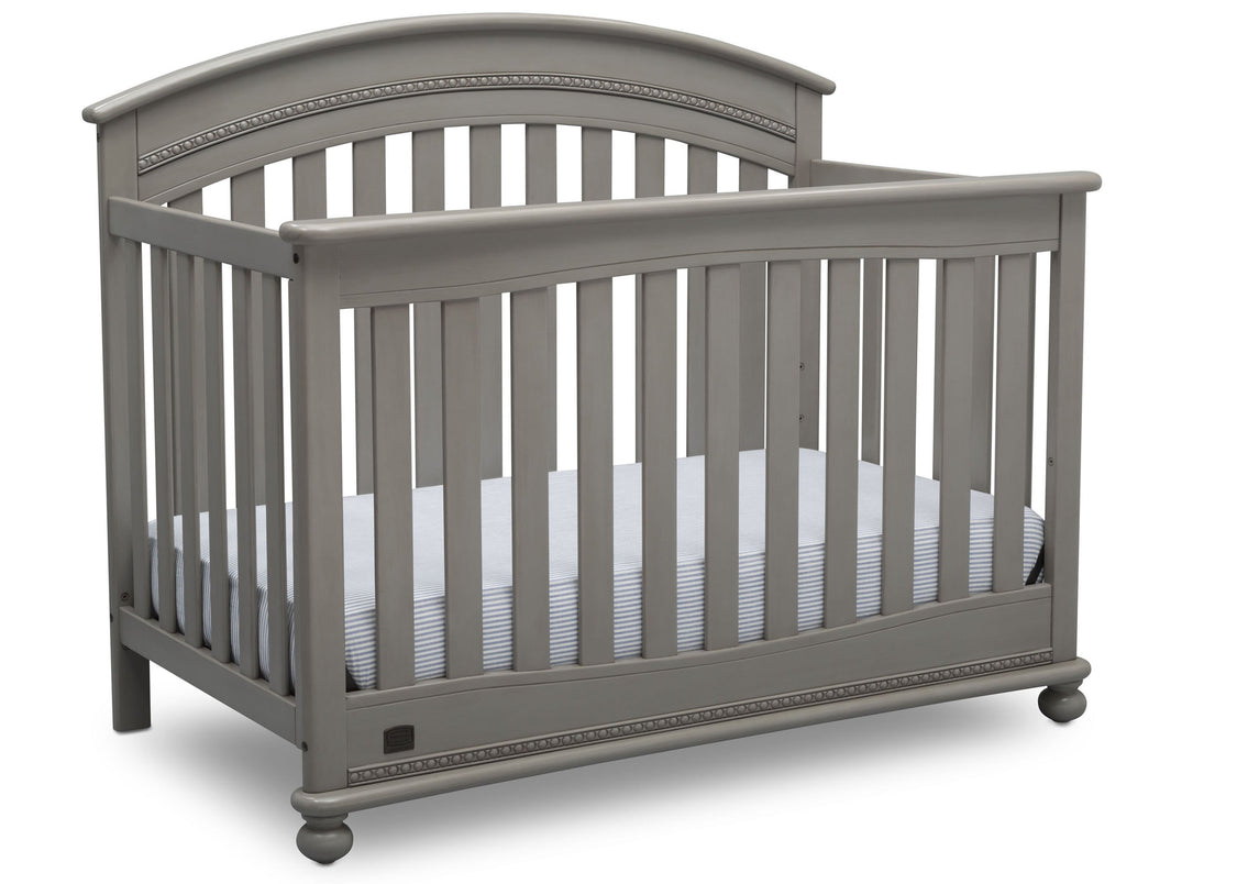 Delta Children Storm (161) Aden 4-in-1 Convertible Crib (W337550) Right Facing Silo, b3b
