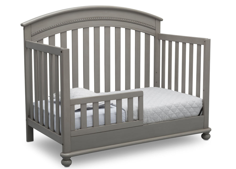 Delta Children Storm (161) Aden 4-in-1 Convertible Crib (W337550) Toddler Bed Conversion, b4b 9-Aden 4-in-1 Convertible Crib