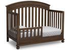 Delta Children Antique Chestnut (2100) Aden 4-in-1 Convertible Crib (W337550) Toddler Bed Conversion, c4c 15-Aden 4-in-1 Convertible Crib