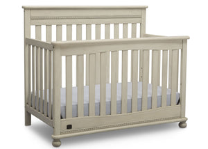Delta Children Antique White (122) Franklin 4-in-1 Convertible Crib (W337550) Right Facing Silo, a3a 8-Franklin 4-in-1 Convertible Crib