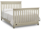 Delta Children Antique White (122) Franklin 4-in-1 Convertible Crib (W337550) Full Bed Conversions, a6a 5-Franklin 4-in-1 Convertible Crib