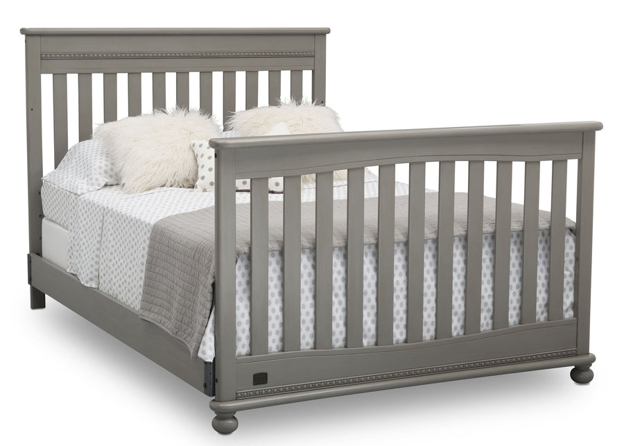Delta Children Storm (161) Franklin 4-in-1 Convertible Crib (W337650) Full Bed Conversion, b6b 11-Franklin 4-in-1 Convertible Crib