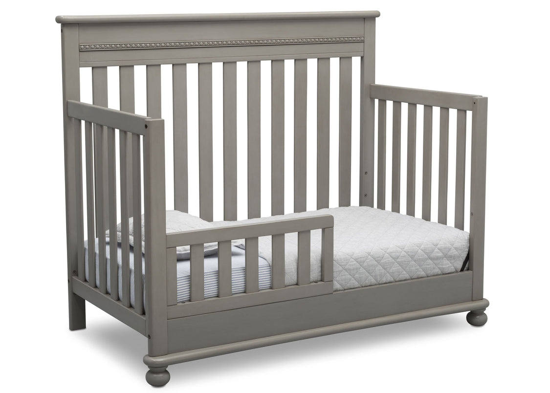 Delta Children Storm (161) Franklin 4-in-1 Convertible Crib (W337650) Toddler Bed Conversion, b4b