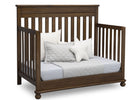 Delta Children Antique Chestnut (2100) Franklin 4-in-1 Convertible Crib (W337650) Day Bed Conversion , c5c 16-Franklin 4-in-1 Convertible Crib