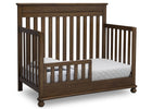 Delta Children Antique Chestnut (2100) Franklin 4-in-1 Convertible Crib (W337650) Toddler Bed Conversion, c4c 15-Franklin 4-in-1 Convertible Crib