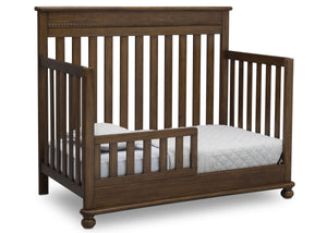 Delta Children Antique Chestnut (2100) Franklin 4-in-1 Convertible Crib (W337650) Toddler Bed Conversion, c4c 17-Franklin 4-in-1 Convertible Crib