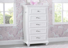 Simmons Kids Bianca White (130) Fairytale 5 Drawer Chest, Hangtag View 1-Fairytale 5 Drawer Chest