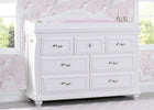 Simmons Kids Bianca White (130) Fairytale 7 Drawer Dresser with Changing Top, Hangtag View 1-Fairytale 7 Drawer Dresser with Changing Top
