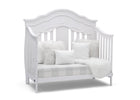 Simmons Kids Bianca White (130) Fairytale 5-in-1 Convertible Crib with Conversion Rails, Right Sofa Silo View 6-Fairytale 5-in-1 Convertible Crib with Conversion Rails