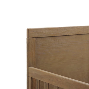  Rustic Acorn with Matte Black (780) 10-Foundry 6-in-1 Convertible Crib