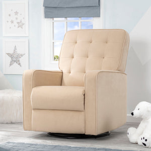 Delta Children Sisal (727) Graham Nursery Glider Swivel Recliner 21-Graham Nursery Glider Swivel Recliner Featuring LiveSmart Fabric by Culp