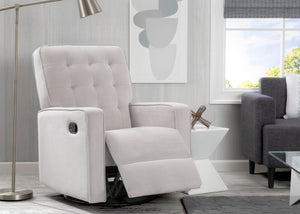 Delta Home Linen (150) Grant Glider Swivel Recliner, Room Reclined View 10-Grant Glider Swivel Recliner Featuring LiveSmart Fabric by Culp