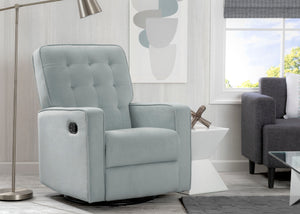 Delta Home Mist (934) Grant Glider Swivel Recliner, Room View 2-Grant Glider Swivel Recliner Featuring LiveSmart Fabric by Culp
